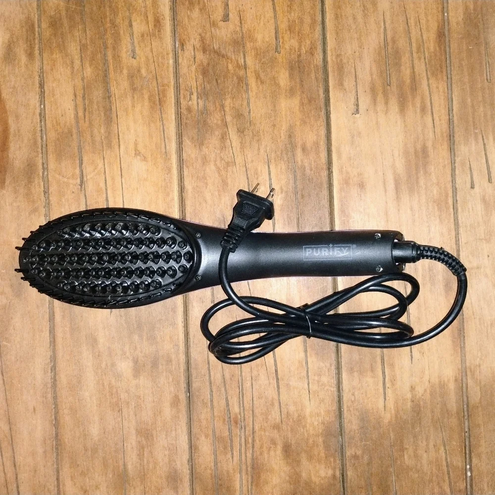 NEW Purify Hair Straightener Brush – Home & Travel Solution